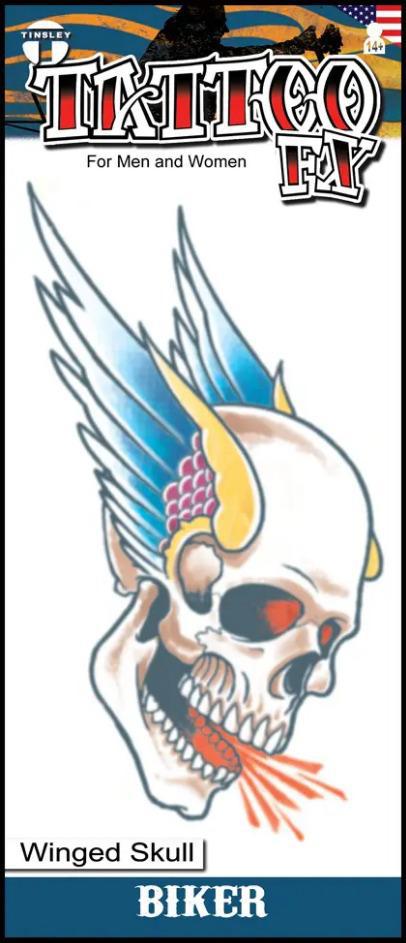 Tattoo - Winged Skull