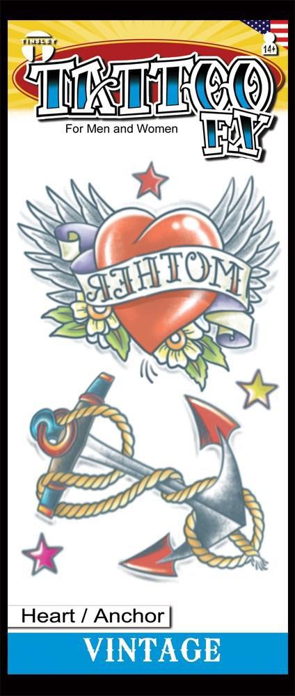 Tattoo - 1950 Heart/Anchor