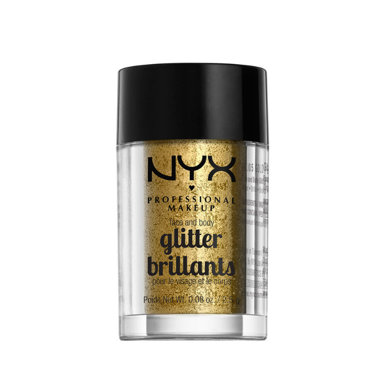 NYX Face & Body Glitter: Gold