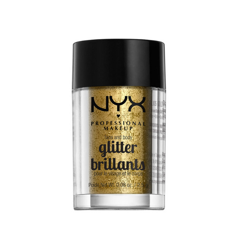 NYX Face & Body Glitter: Gold