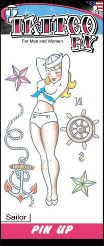 Tattoo - Pin Up Sailor Girl