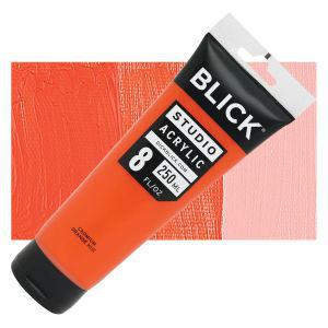 Cadmium Orange Acrylic Paint