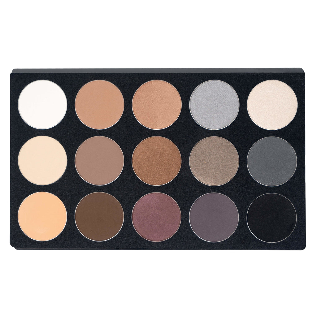 15-Color Natural Eyeshadow Palette by Cinema Cosmetics