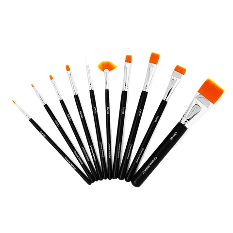 10 pc. Synthetic Character Brush Set